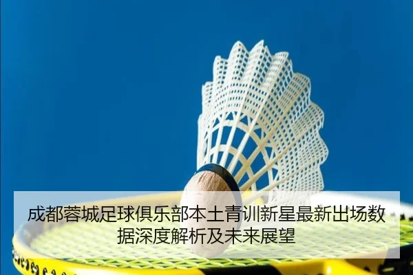 成都蓉城足球俱乐部本土青训新星最新出场数据深度解析及未来展望